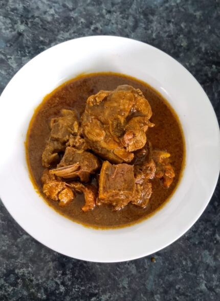 Black Banga Soup With Assorted Meat And Fish 2